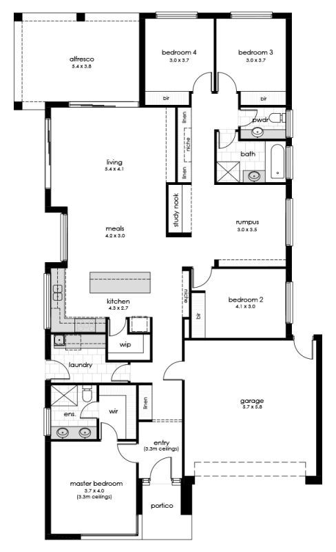 Ballara Display Home Floorplan