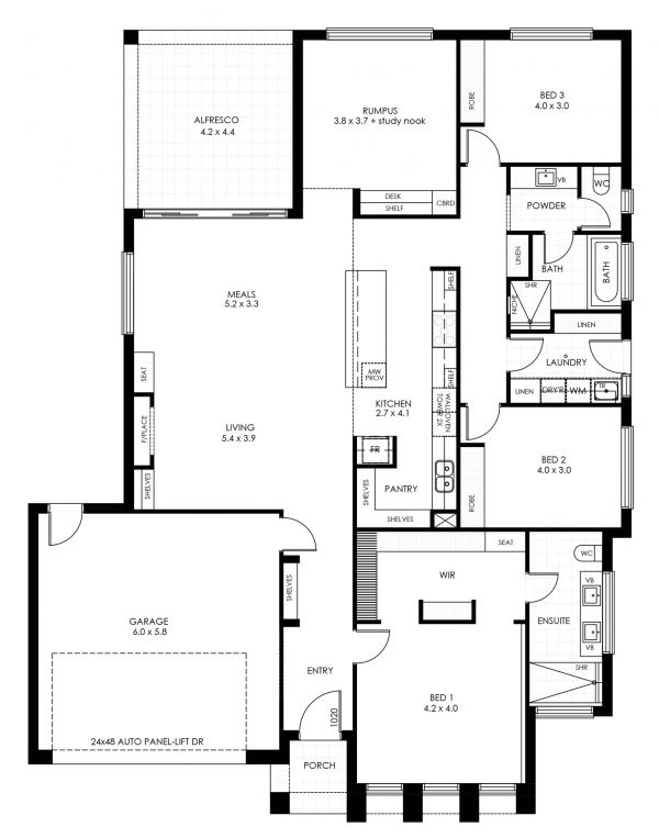 Carindale Display Home Floorplan