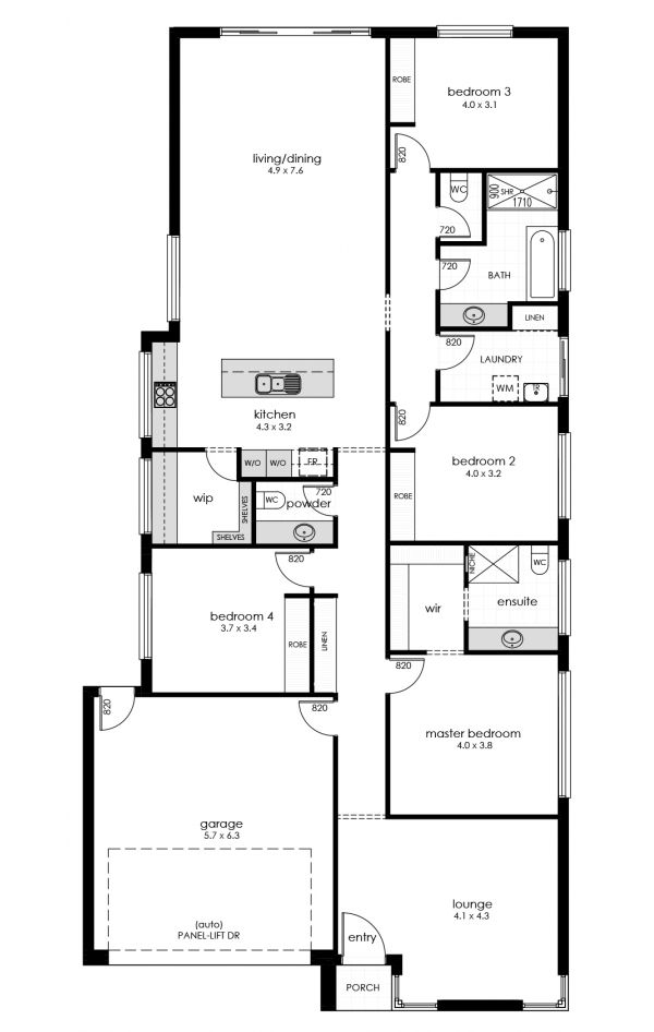 CLAYTON V2 Floorplan