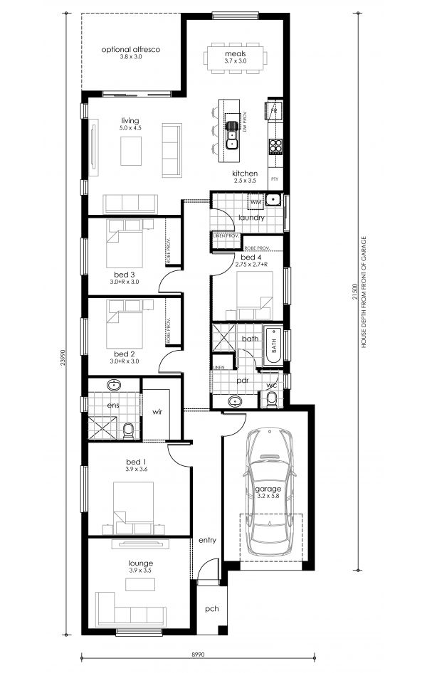 BELLA 181 Floorplan