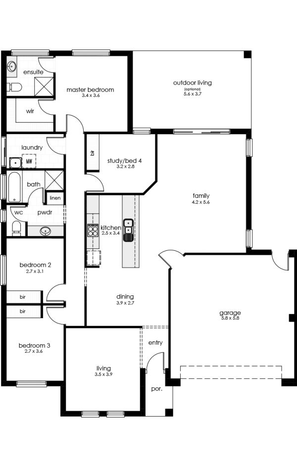 KENSINGTON Floorplan