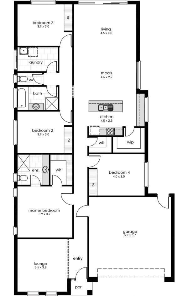 CLAYTON Floorplan