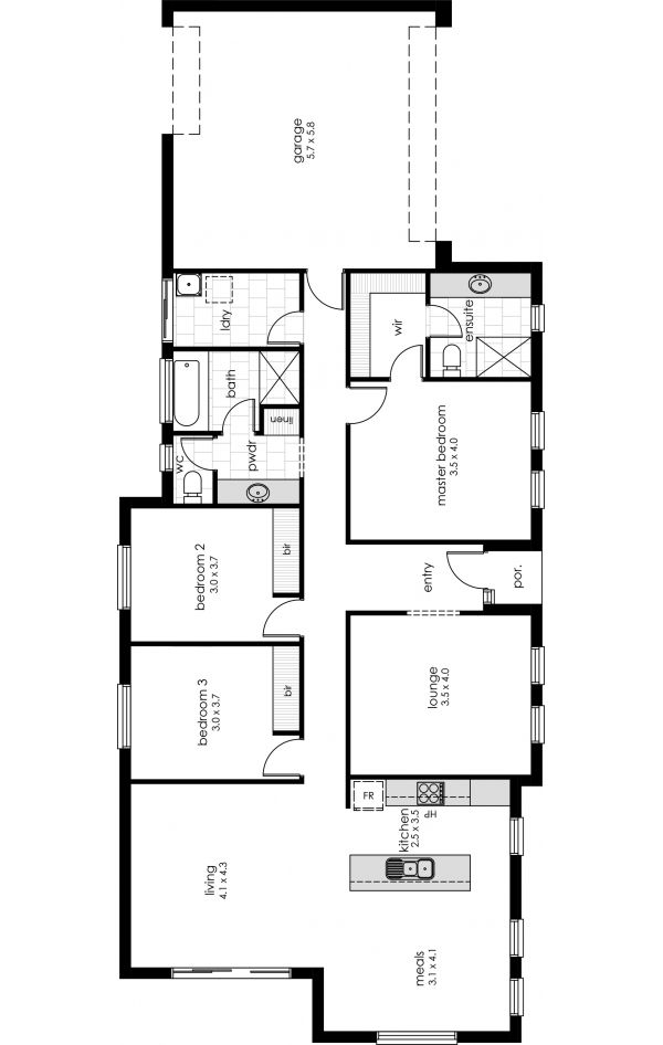 RIVERTON Floorplan